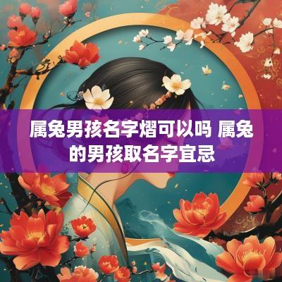 属兔男孩名字熠可以吗 属兔的男孩取名字宜忌