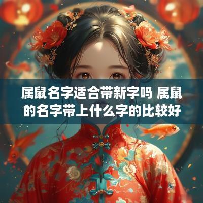 属鼠名字适合带新字吗 属鼠的名字带上什么字的比较好