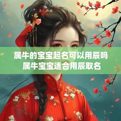 属牛的宝宝起名可以用辰吗 属牛宝宝适合用辰取名