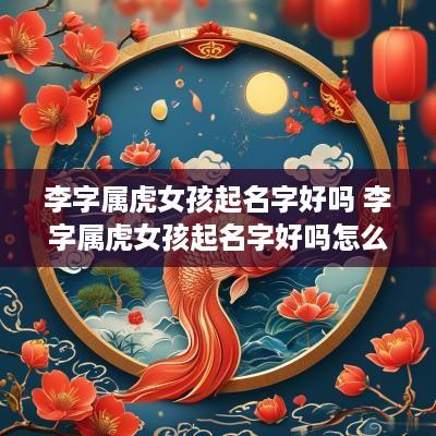李字属虎女孩起名字好吗 李字属虎女孩起名字好吗怎么取