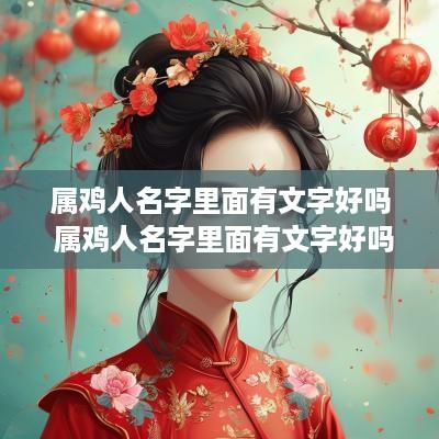 属鸡人名字里面有文字好吗 属鸡人名字里面有文字好吗女孩