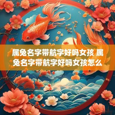 属兔名字带航字好吗女孩 属兔名字带航字好吗女孩怎么取