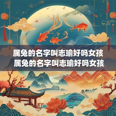 属兔的名字叫志瑜好吗女孩 属兔的名字叫志瑜好吗女孩