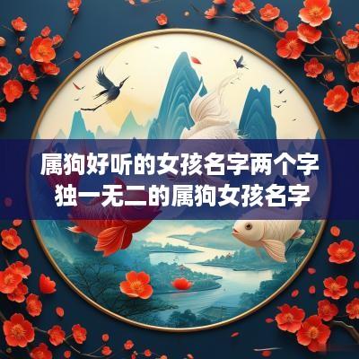属狗好听的女孩名字两个字 独一无二的属狗女孩名字