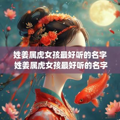 姓姜属虎女孩最好听的名字 姓姜属虎女孩最好听的名字大全