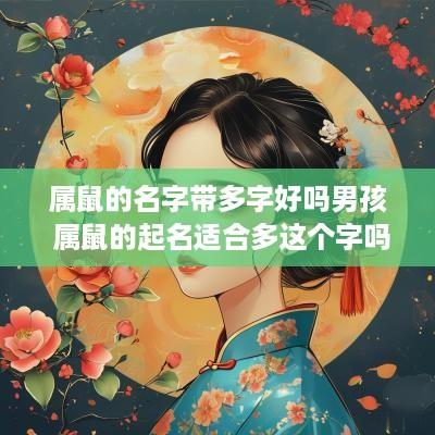属鼠的名字带多字好吗男孩 属鼠的起名适合多这个字吗
