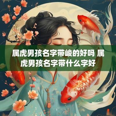 属虎男孩名字带峻的好吗 属虎男孩名字带什么字好