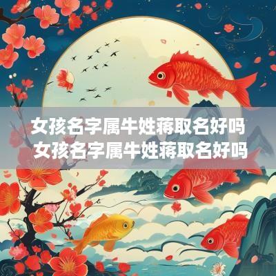 女孩名字属牛姓蒋取名好吗 女孩名字属牛姓蒋取名好吗怎么取