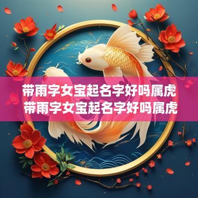 带雨字女宝起名字好吗属虎 带雨字女宝起名字好吗属虎男孩