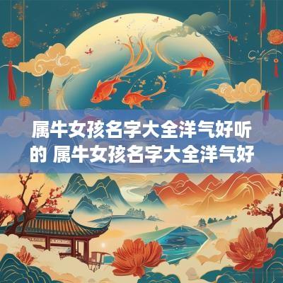 属牛女孩名字大全洋气好听的 属牛女孩名字大全洋气好听的有哪些