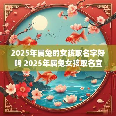 2025年属兔的女孩取名字好吗 2025年属兔女孩取名宜