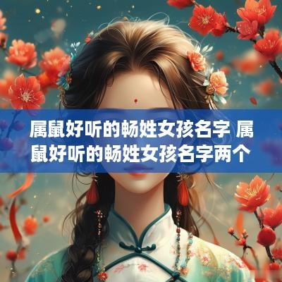 属鼠好听的畅姓女孩名字 属鼠好听的畅姓女孩名字两个字