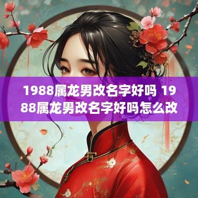 1988属龙男改名字好吗 1988属龙男改名字好吗怎么改