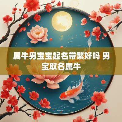 属牛男宝宝起名带繁好吗 男宝取名属牛
