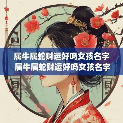 属牛属蛇财运好吗女孩名字 属牛属蛇财运好吗女孩名字叫什么