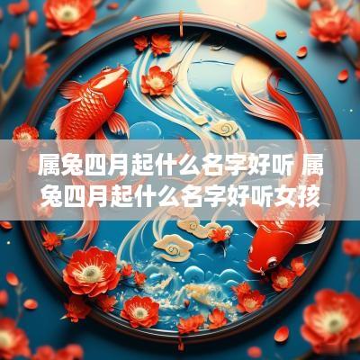 属兔四月起什么名字好听 属兔四月起什么名字好听女孩