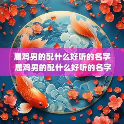 属鸡男的配什么好听的名字 属鸡男的配什么好听的名字呢