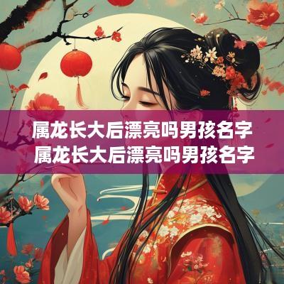属龙长大后漂亮吗男孩名字 属龙长大后漂亮吗男孩名字怎么取