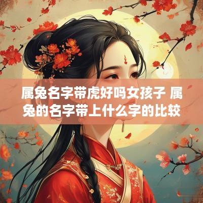 属兔名字带虎好吗女孩子 属兔的名字带上什么字的比较好