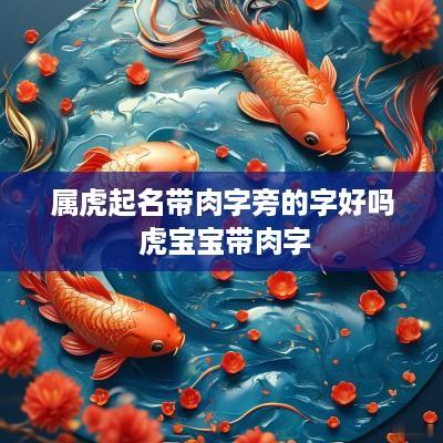 属虎起名带肉字旁的字好吗 虎宝宝带肉字