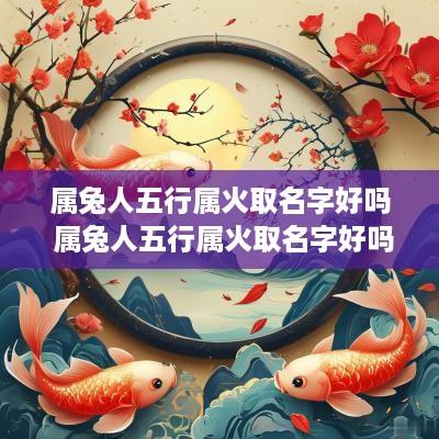 属兔人五行属火取名字好吗 属兔人五行属火取名字好吗男孩