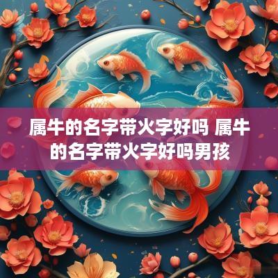 属牛的名字带火字好吗 属牛的名字带火字好吗男孩