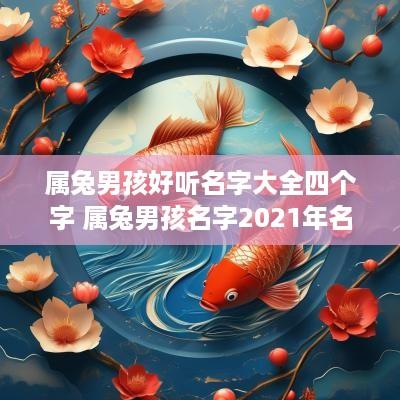 属兔男孩好听名字大全四个字 属兔男孩名字2025年名字大全