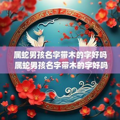 属蛇男孩名字带木的字好吗 属蛇男孩名字带木的字好吗