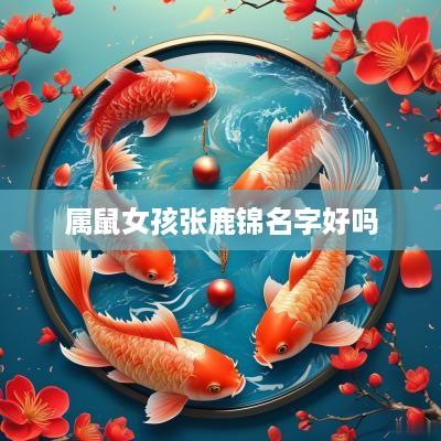属鼠女孩张鹿锦名字好吗
