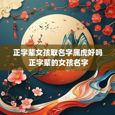 正字辈女孩取名字属虎好吗 正字辈的女孩名字