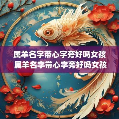 属羊名字带心字旁好吗女孩 属羊名字带心字旁好吗女孩子