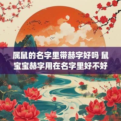 属鼠的名字里带赫字好吗 鼠宝宝赫字用在名字里好不好