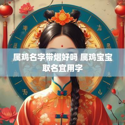 属鸡名字带熠好吗 属鸡宝宝取名宜用字