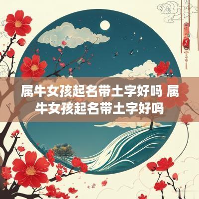属牛女孩起名带土字好吗 属牛女孩起名带土字好吗