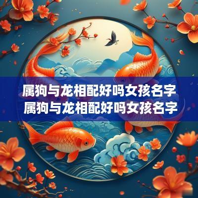 属狗与龙相配好吗女孩名字 属狗与龙相配好吗女孩名字大全
