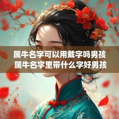 属牛名字可以用戴字吗男孩 属牛名字里带什么字好男孩