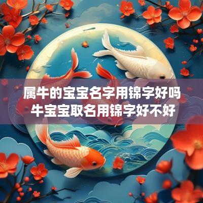 属牛的宝宝名字用锦字好吗 牛宝宝取名用锦字好不好