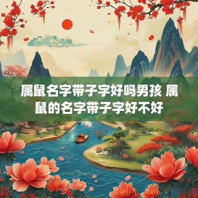 属鼠名字带子字好吗男孩 属鼠的名字带子字好不好
