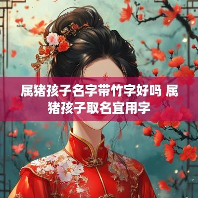 属猪孩子名字带竹字好吗 属猪孩子取名宜用字