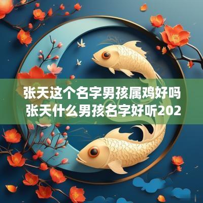 张天这个名字男孩属鸡好吗 张天什么男孩名字好听2025