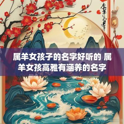 属羊女孩子的名字好听的 属羊女孩高雅有涵养的名字
