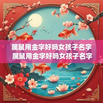 属鼠用金字好吗女孩子名字 属鼠用金字好吗女孩子名字怎么取
