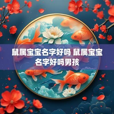 鼠属宝宝名字好吗 鼠属宝宝名字好吗男孩