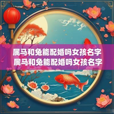 属马和兔能配婚吗女孩名字 属马和兔能配婚吗女孩名字大全