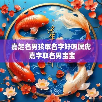 嘉起名男孩取名字好吗属虎 嘉字取名男宝宝
