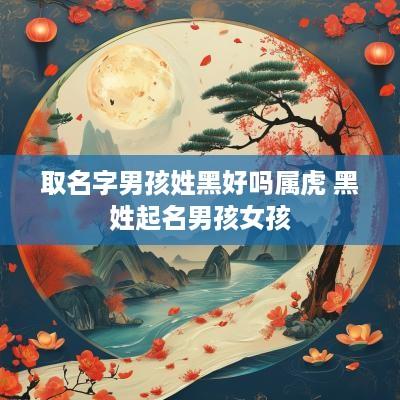 取名字男孩姓黑好吗属虎 黑姓起名男孩女孩