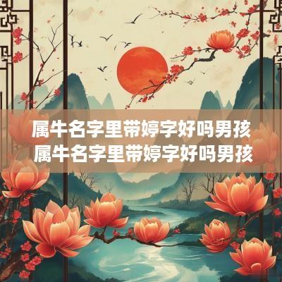 属牛名字里带婷字好吗男孩 属牛名字里带婷字好吗男孩子