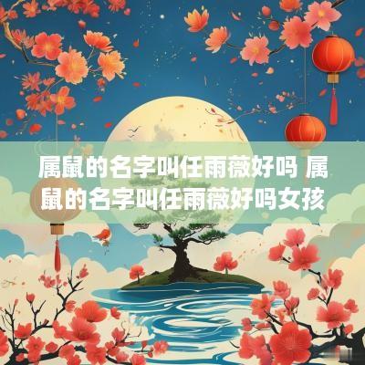属鼠的名字叫任雨薇好吗 属鼠的名字叫任雨薇好吗女孩