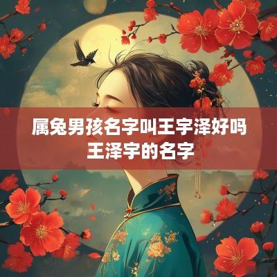 属兔男孩名字叫王宇泽好吗 王泽宇的名字