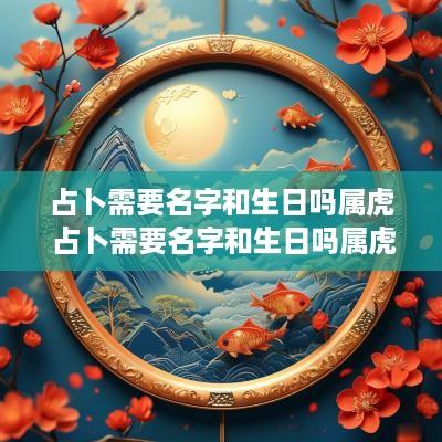 占卜需要名字和生日吗属虎 占卜需要名字和生日吗属虎的